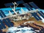 Immagine pittorica della futura stazione spaziale internazionale